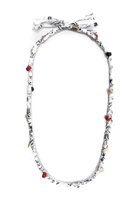 Multicolore Bandana braided necklace - women  ALANUI | LWOB006S23FAB0010185