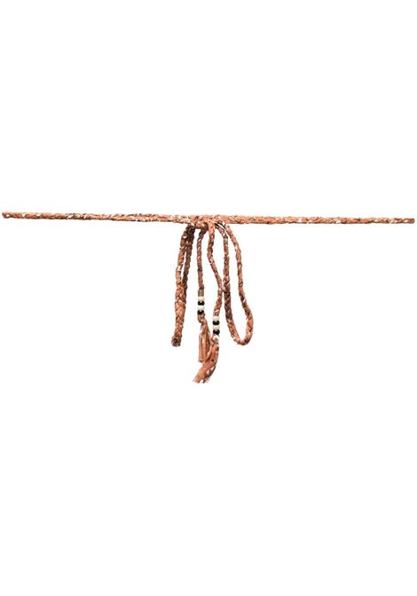 Multicolour Bandana braide belt - women ALANUI | LWRB010S23FAB0012985