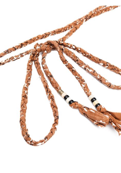 Multicolour Bandana braide belt - women ALANUI | LWRB010S23FAB0012985