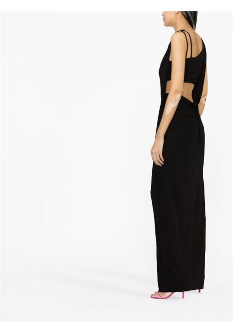 Black cut-out maxi dress - women ALBERTA FERRETTI | A043401270555