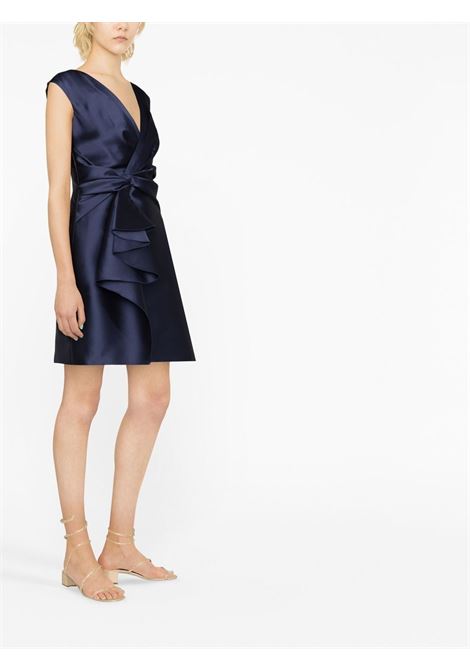 Blue sleeveless pinched-waist dress - women ALBERTA FERRETTI | V044416200290