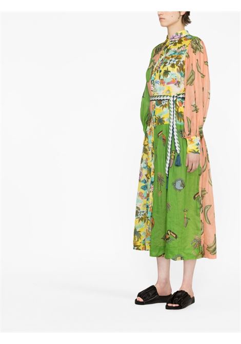 Multicolored graphic-print shirtdress - women  ALEMAIS | 1220DMLT