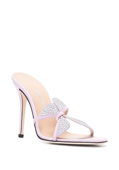 Liliac Butterfly crystal-embellished sandals - women ALESSANDRA RICH | FABS2065L0043570