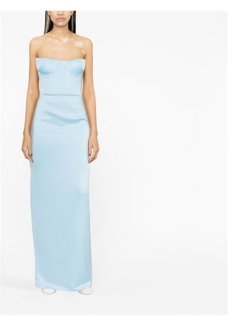 Light blue Aniston strapless column gown - women ALEX PERRY | D938LGHTBL