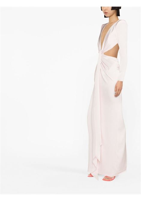 Light pink Dalten twist-detail gown - women ALEX PERRY | D981LGHTPNK