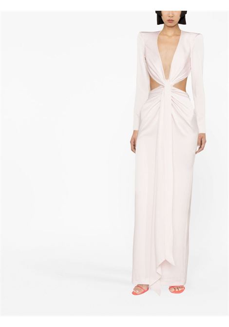 Light pink Dalten twist-detail gown - women ALEX PERRY | D981LGHTPNK