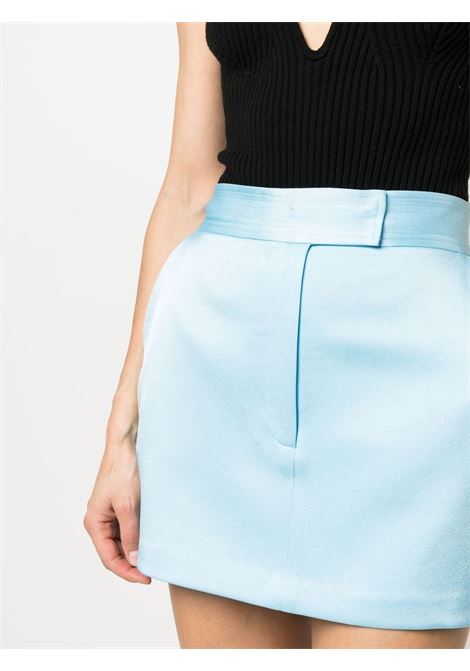 Light blue high-waisted mini skirt - women ALEX PERRY | S136LGHTBL