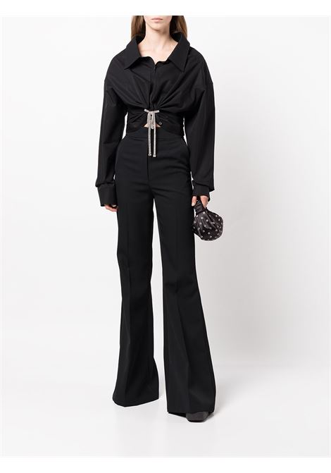 Black  tailored wide leg trousers - women ALEXANDER WANG | 1WC1234567001