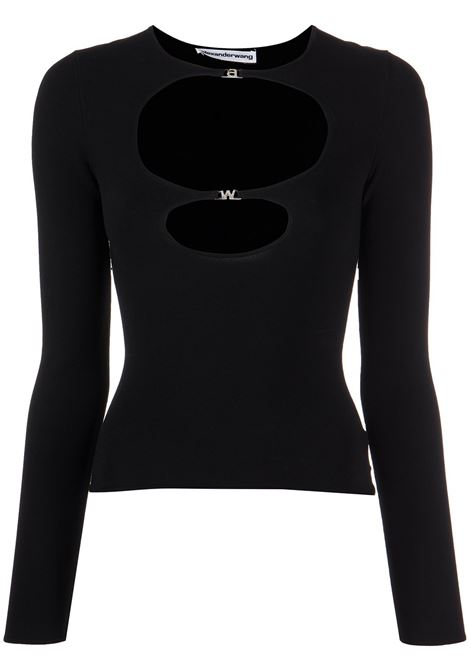 Top con dettaglio cut-out in nero - donna ALEXANDER WANG | 4KC1231036001