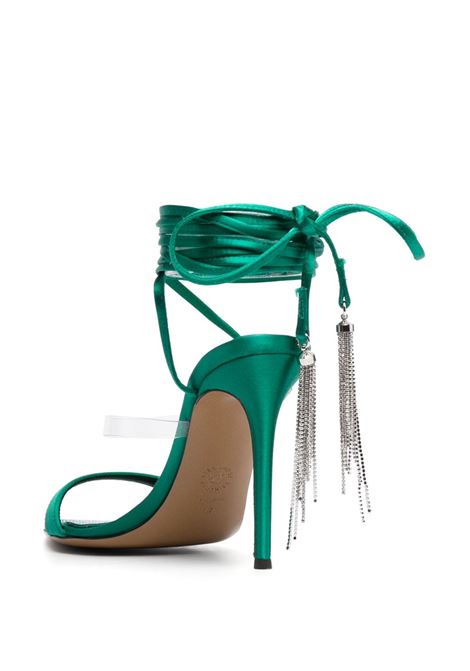 Green crystal-tassel strappy sandals - women  ALEXANDRE VAUTHIER | AVE3006007