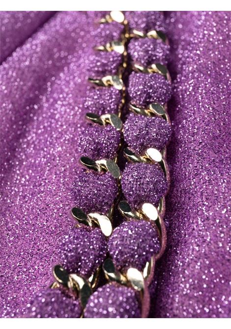Costume intero con dettaglio a catena in lilla - donna AMEN | HMS23811143