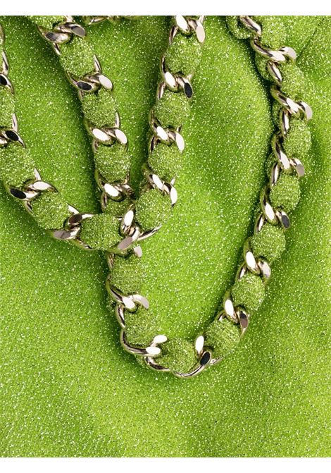 Costume intero con dettaglio a catena in verde lime - donna AMEN | HMS23811937