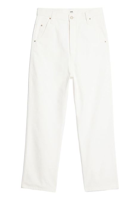 White Alex straight-leg jeans - men  AMI PARIS | HTR102CO0033168