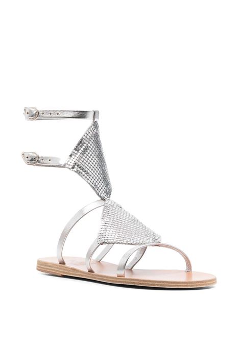 Silver Jane metallic sandals - women ANCIENT GREEK SANDALS | JANESLVR