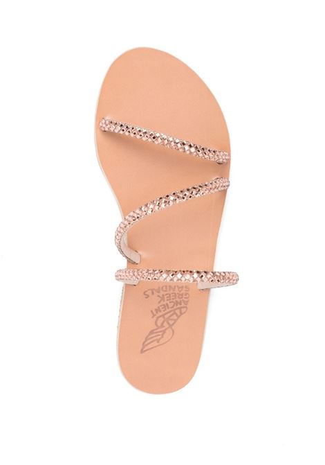 Pink Polytimi crystal-embellished sandals - women ANCIENT GREEK SANDALS | POLYTIMIRSGLD