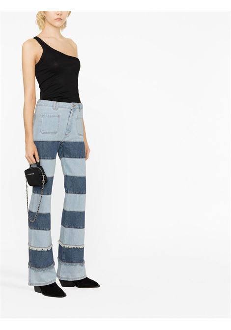 Blue Mahina patchwork-stripe jeans - women ANDERSSON BELL | APA607WWSBL