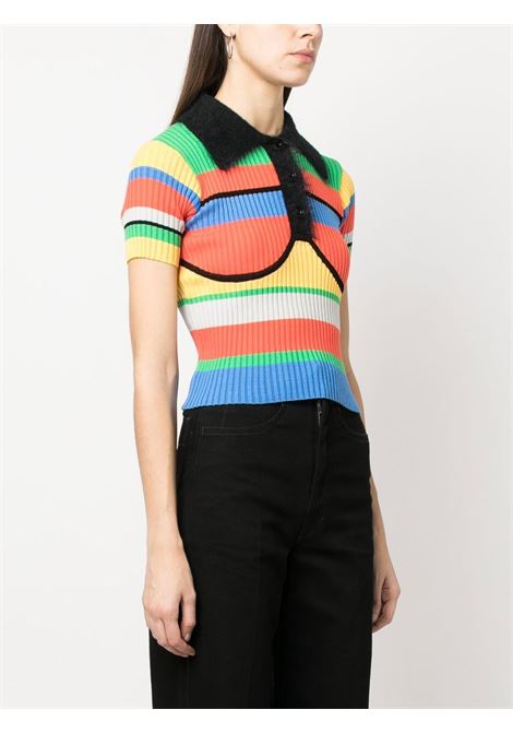 Multciolored nelly stripe polo top - women ANDERSSON BELL | ATB885WMLT