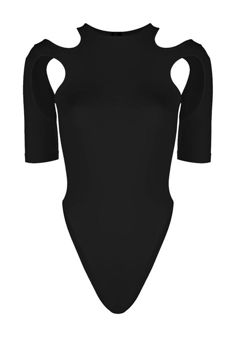 Body con dettaglio cut-out in nero - donna ANDREADAMO | ADPS23BO06948268004
