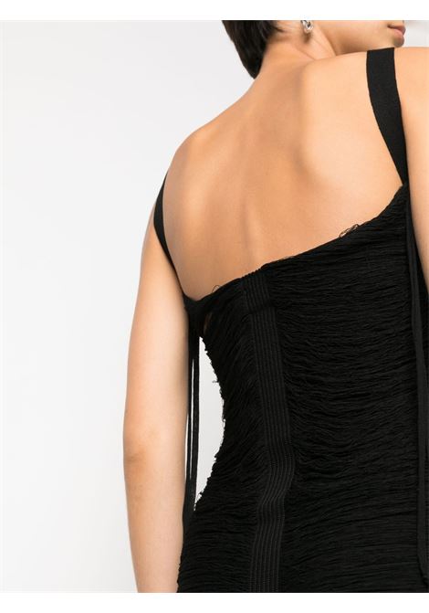 Black sleeveless knitted dress - women ANDREADAMO | ADSS23DR06947473004