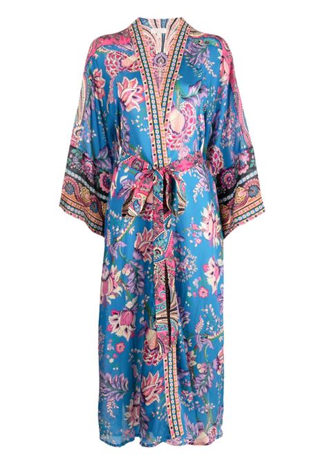 Blue Kandela kimono - women ANJUNA | KANDELABHGBL