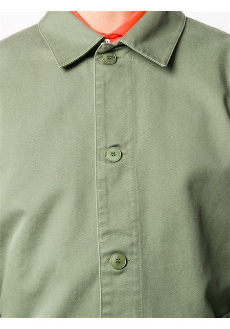 Giacca camicia in verde - uomo A.P.C. | CODDDH03053KAF