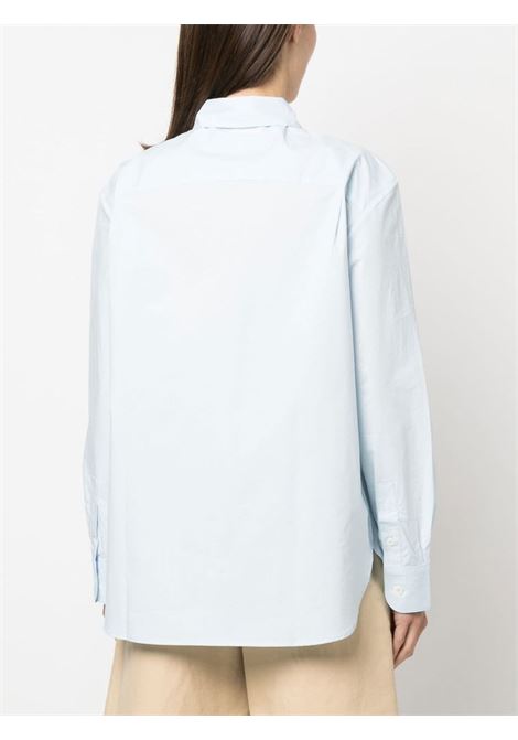 Camicia con maniche lunghe in azzurro - donna A.P.C. | COEWIF12531IAB