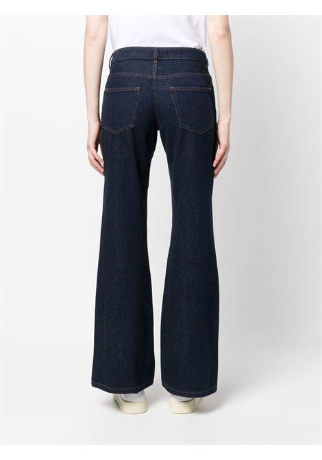 Blue mid-rise flared jeans - women A.P.C. | COGBFF09183IAL