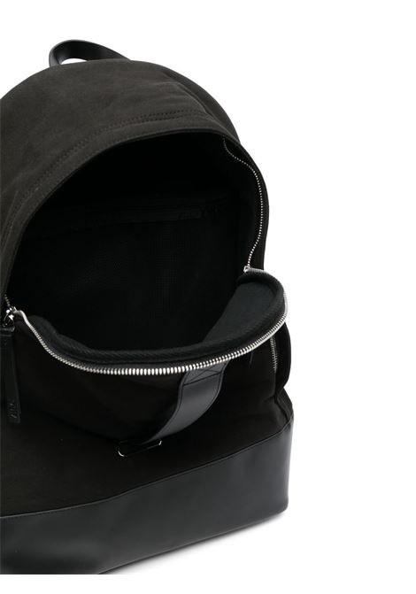 Black logo-print backpack - men A.P.C. | COGFDH62217LZZ