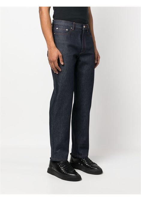 Blue Martin mid-rise straight-leg jeans - men A.P.C. | COZZIH09121IAI