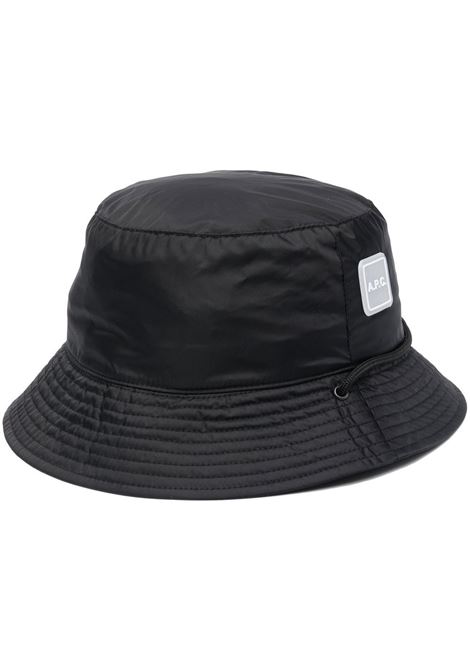 Cappello bucket con applicazione in nero - unisex A.P.C. | PSAHTM24118LZZ