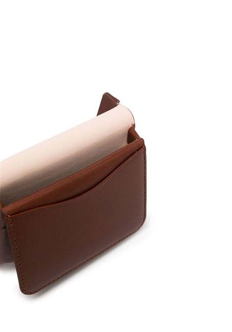 Brown snap-fastening coin purse - unisex A.P.C. | PXAWVH63176CAD