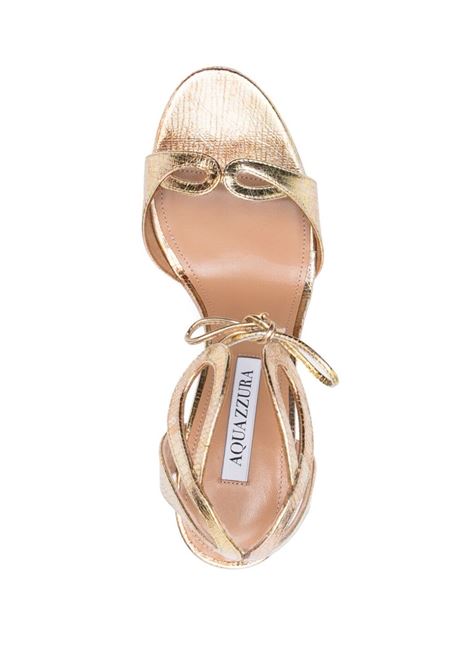 Gold 105mm open-toe sandals - women AQUAZZURA | TSAHIGS0DMCMLT