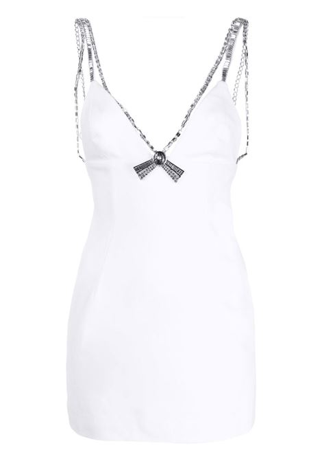 White Deco Bow mini dress - women AREA | 2301D19A184C017