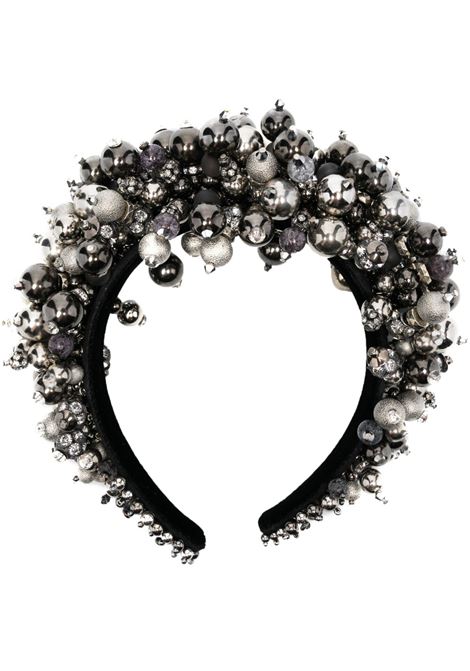 Multicolored crystal-grape headband - women AREA | 2302A38227MLT