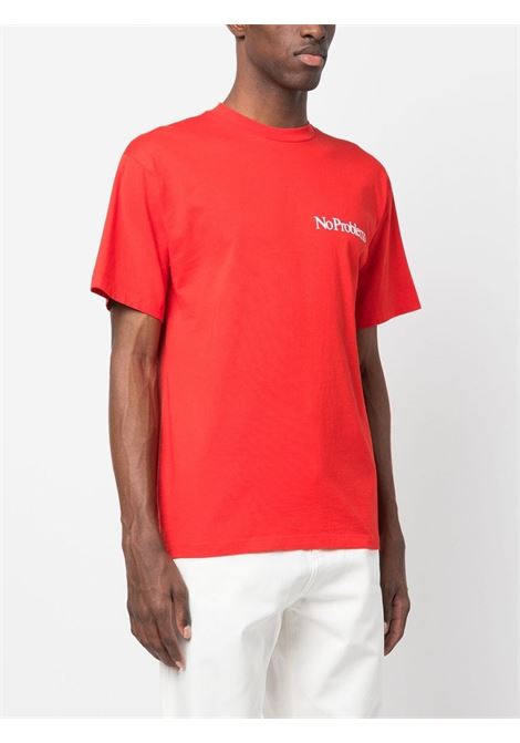 Red Mini Problemo SS T-shirt - men ARIES | STAR60009RD