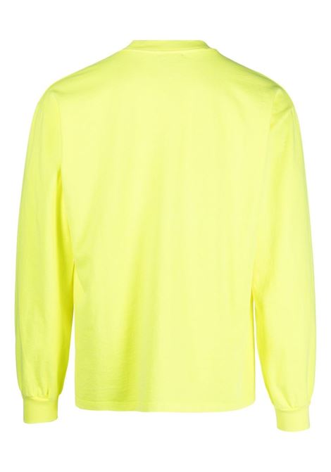 Yellow logo print sweatshirt - men ARIES | STAR66600SFTY