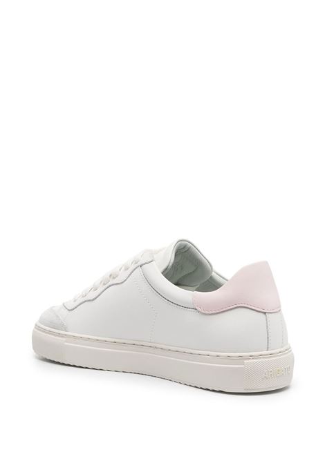 White and pink logo-print lace-up sneakers - women AXEL ARIGATO | F1044002WHTPNK