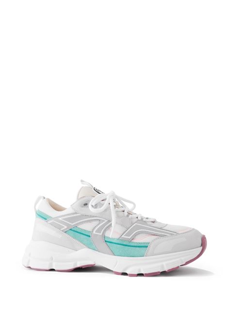 White, grey and mint green Marathon R-Trail chunky sneakers - women  AXEL ARIGATO | F1204001WHTDSTYMNT
