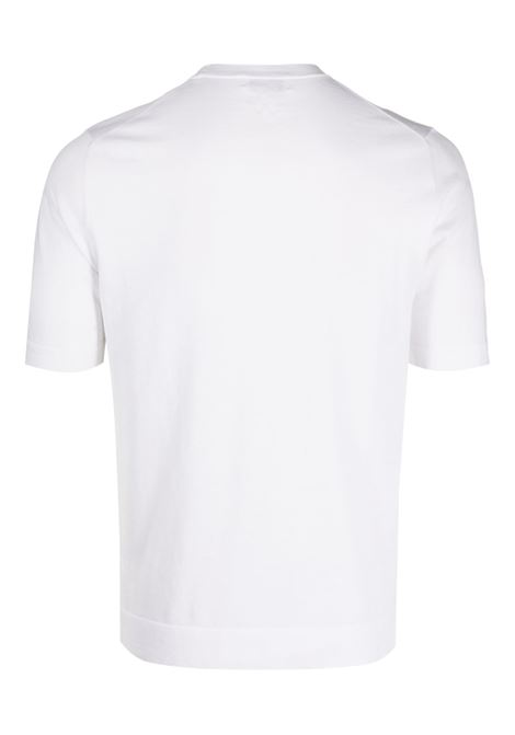 T-shirt a maniche corte in bianco - uomo BALLANTYNE | B2W02518C2310156