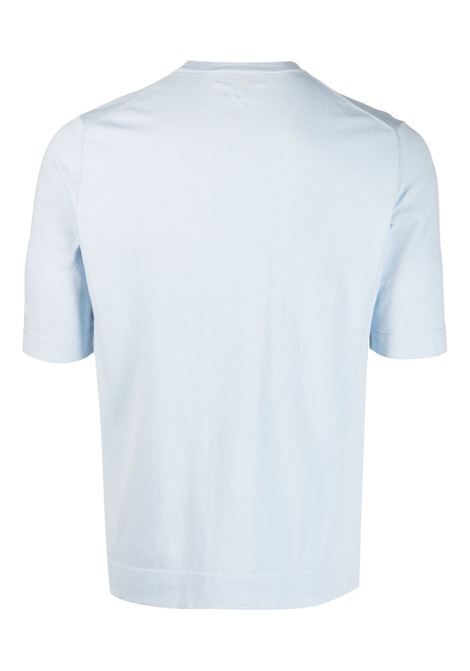 T-shirt a maniche corte in celeste - uomo BALLANTYNE | B2W02518C2313110