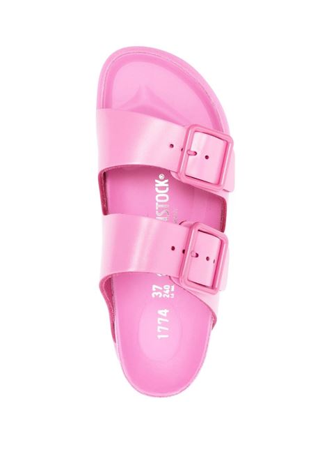 Pink logo-embossed open-toe slides - women BIRKENSTOCK 1774 | 1025963PNK