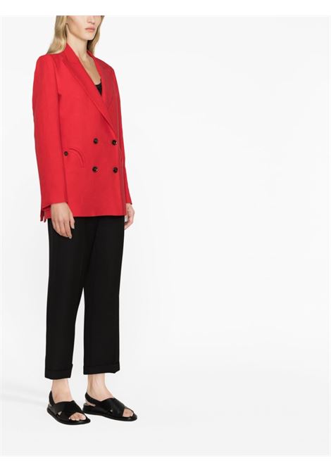 Red double-breasted blazer - women BLAZÉ MILANO | END01BMID0004