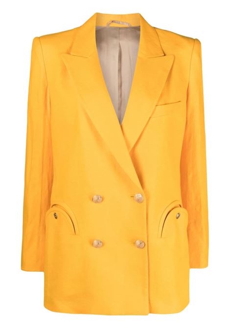 Orange double-breasted blazer - women  BLAZÉ MILANO | END01BMID34388