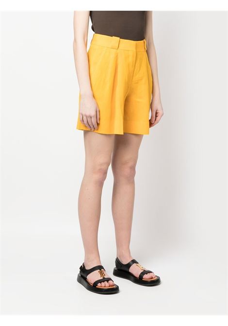 Pantaloncini con pieghe in giallo - donna BLAZÉ MILANO | FPA01MID34388