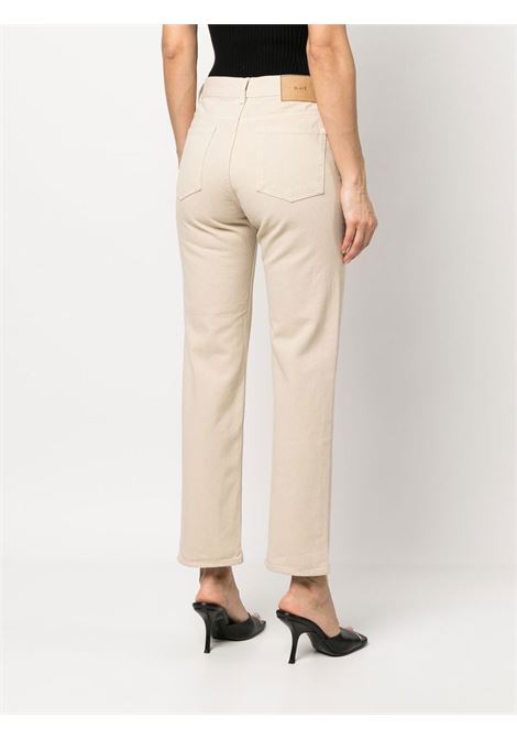 Beige high-waist straight-leg jeans - women BLAZÉ MILANO | PJE01DN0010