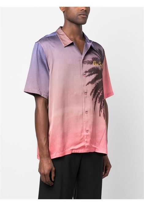 Camicia con stampa grafica multicolore - uomo BLUE SKY INN | BS2301SH022MLT