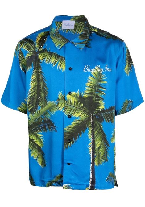 Multicolored graphic-print shirt - men BLUE SKY INN | BS2301SH024MLT