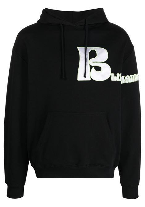 Black logo-print sweatshirt - men BLUEMARBLE | HO01FL01CA23BLK