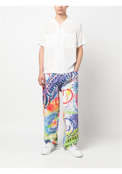 Jeans dritti con stampa multicolore - uomo BLUEMARBLE | PA41TW05A23PRT