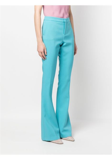 Blue high-waisted flared trousers - women BLUMARINE | 2P062AN0699